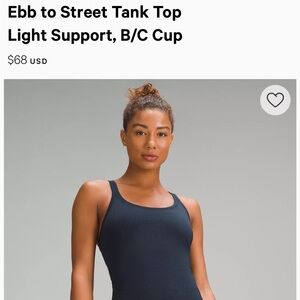 Ebb to Street Lululemon Tank Top